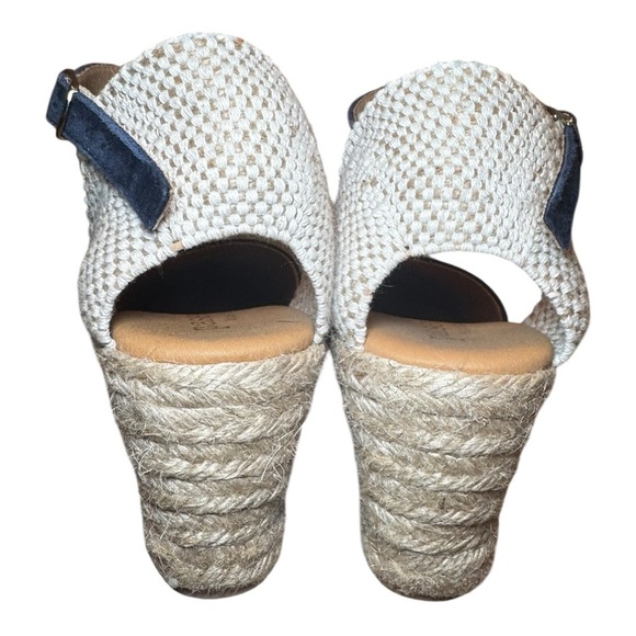 🌊 Paseart Navy Blue Suede Espadrille Wedges – Size 39 | Made in Spain 🇪🇸 - Picture 3 of 5